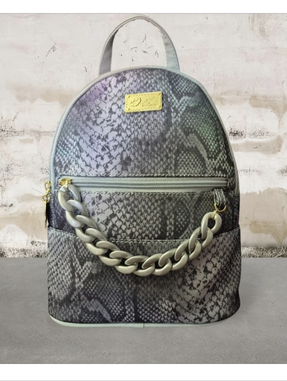 LUV Betsey by Betsey Johnson Snake Print Mini Backpack
